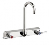 Chicago Faucets W8W-GN1AE35-369AB Workboard Faucet, 8'' Wall